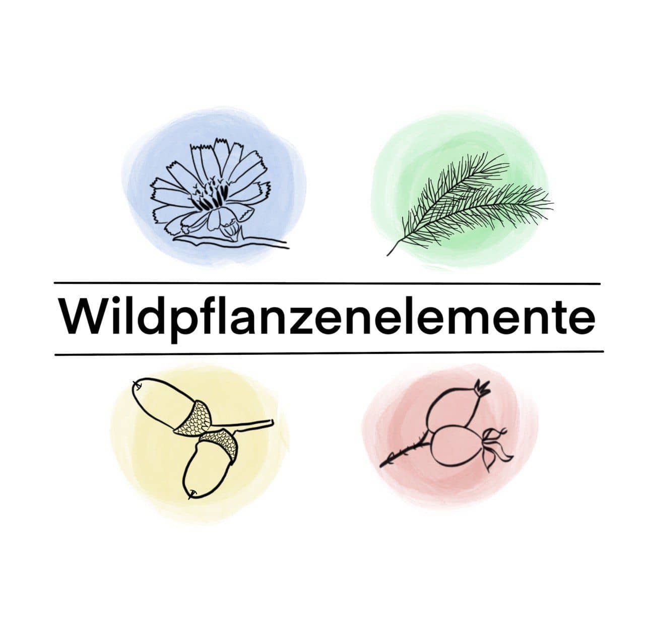 Wildpflanzenelemente - Logo