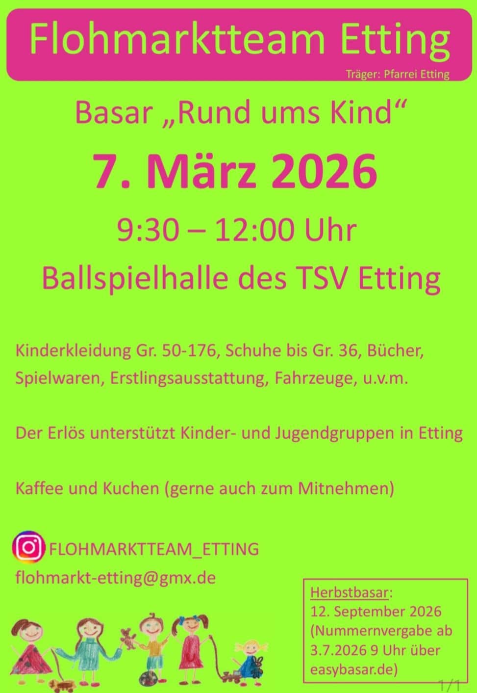 Flohmarktteam Etting - Banner
