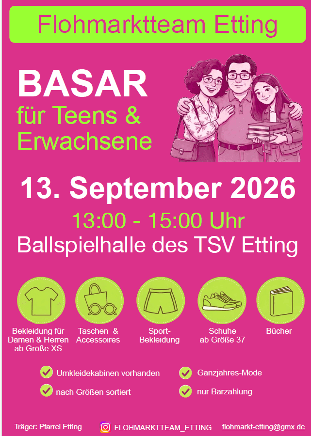 Basar für Teens & Erwachsene in Etting