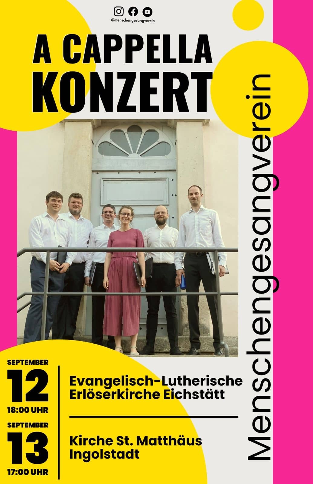 Menschengesangverein e.V. - Banner